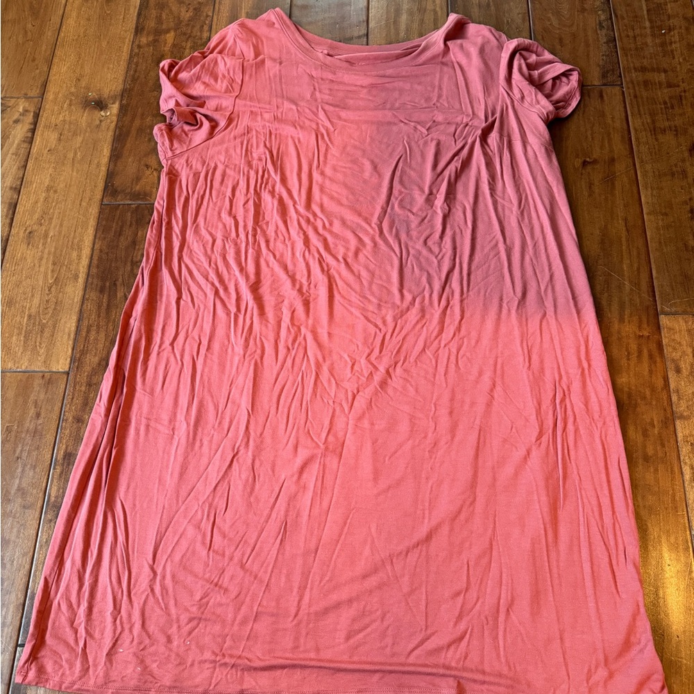 Dark Pink/Mauve T-Shirt Dress